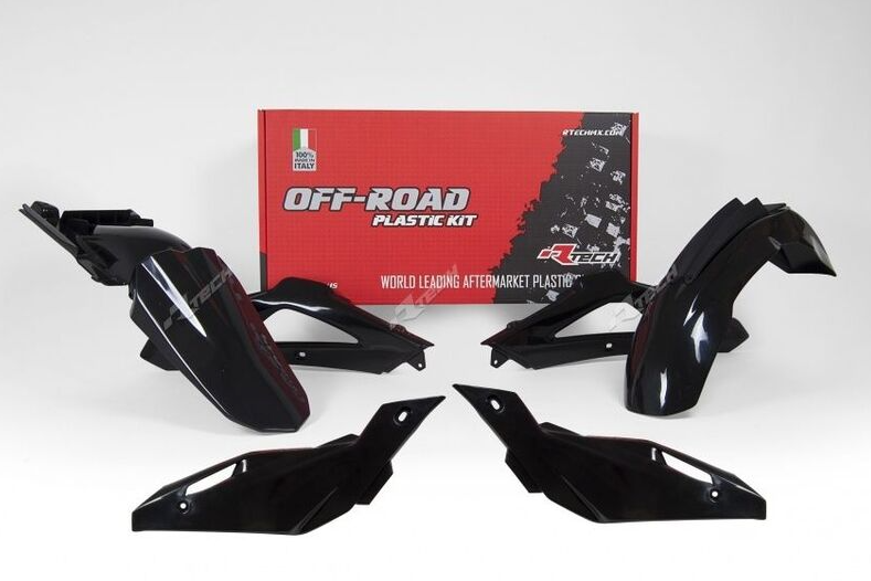Комплект пластмаси RACETECH Plastic Kit Black - Husqvarna TE