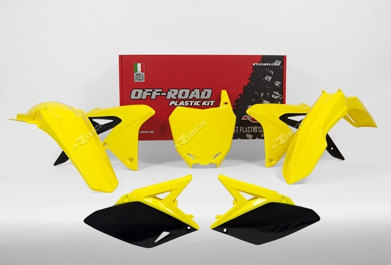 Комплект пластмаси RACETECH Plastic Kit OEM Color (2017) Yellow/Black Suzuki RM-Z250 10-18
