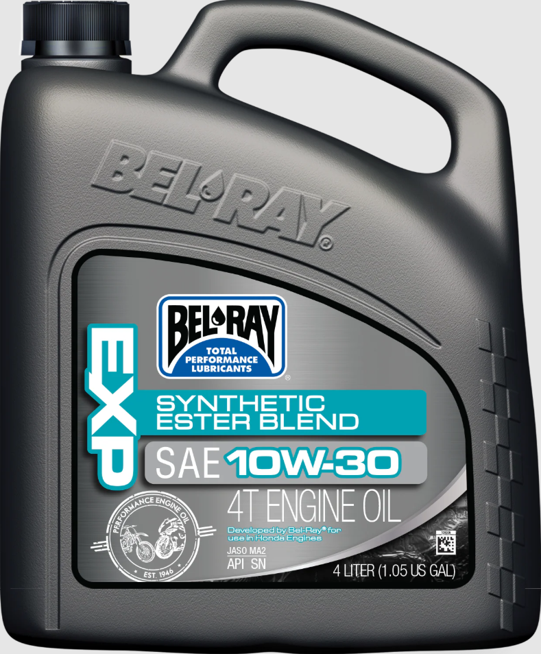 Масло BEL-RAY EXP Synthetic Ester Blend 4T 10W-30 4L