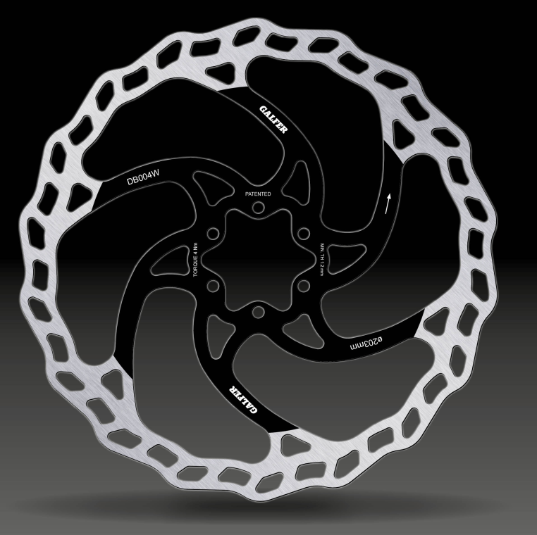 Вело спирачен диск GALFER BIKE MTB DISC WAVE Ø203X1.8MM Brake Disc