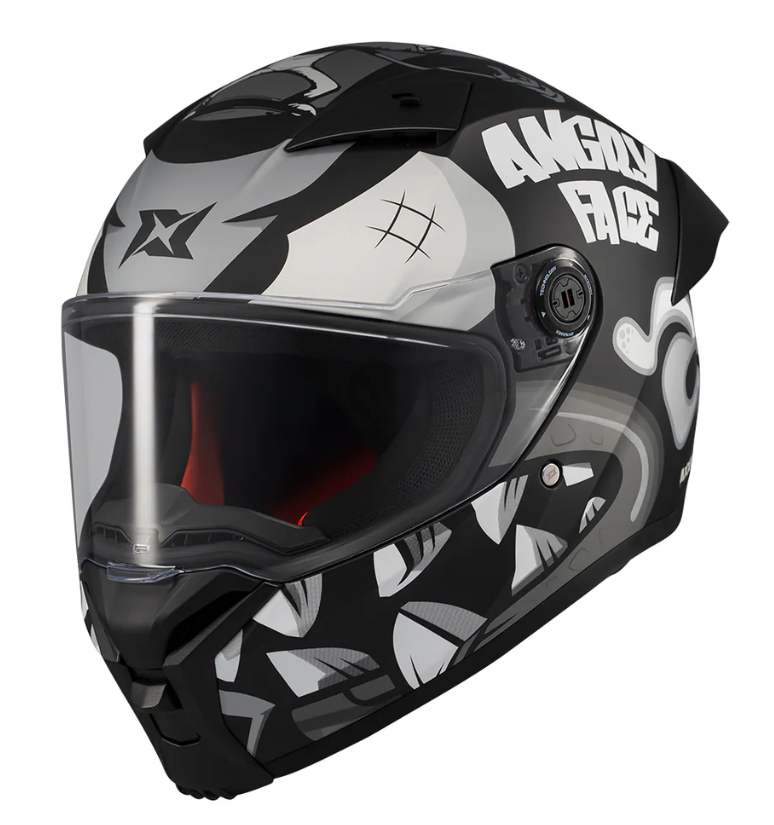 Каска AXXIS FENIX ANGRY FACE B2 MATT