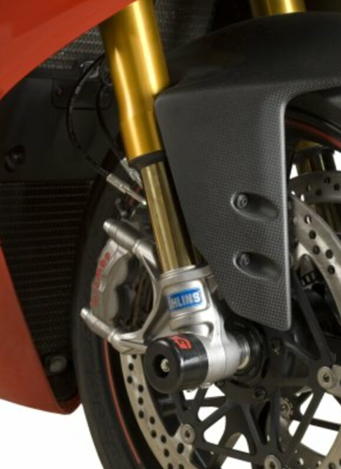 Краш тапи за ост R&G RACING Fork Protectors Black Ducati Panigale V4