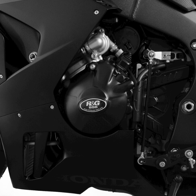 Протектор за двигател R&G RACING Race Series - Left Crankcase Cover Black Honda CBR1000RR-R Fireblade SP