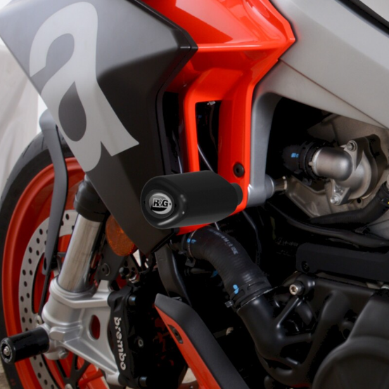 Краш тапи за ост R&G RACING Aero Crash Protectors Black - Aprilia Tuono 660 22-24