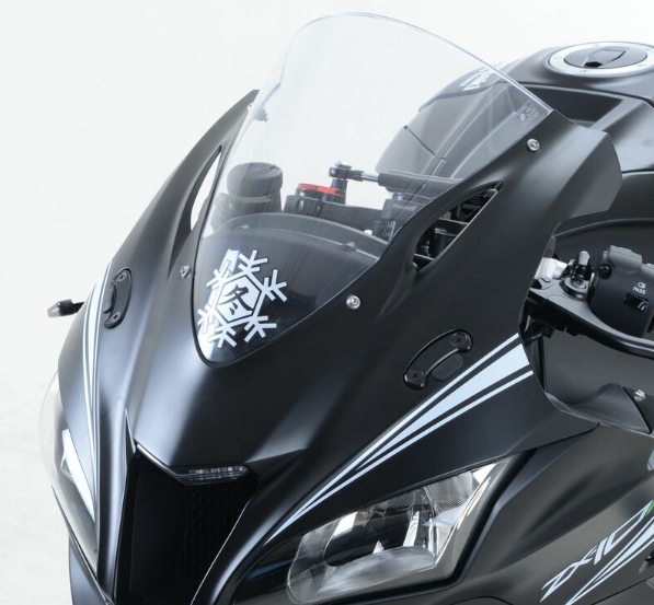 Плоча за огледала R&G RACING Mirror Blanking Plate - Black Kawasaki ZX-10R 16-25