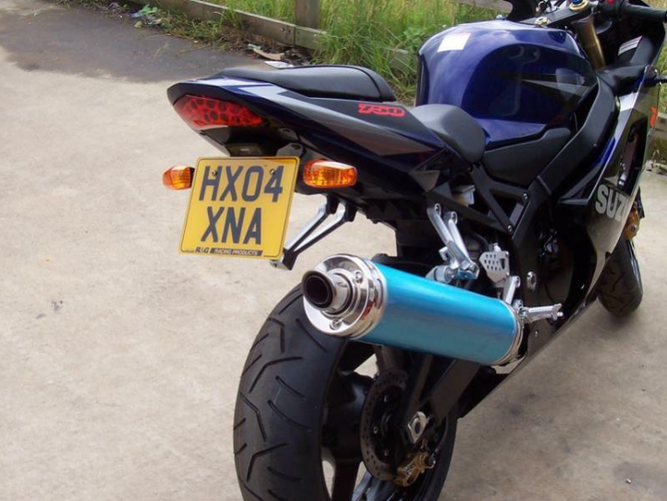 Стойка за номер R&G RACING Licence Plate Holder Suzuki GSXR600/750 04-05