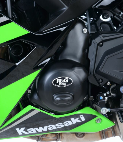 Протектор за двигател R&G RACING Race Series Left Crankcase Protection Cover Black Kawasaki Ninja / Z 650