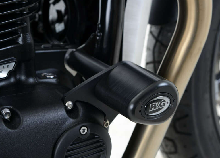 Краш тапи R&G RACING Aero Crash Protectors Black Triumph Speed Twin / BonneVille / Thruxton