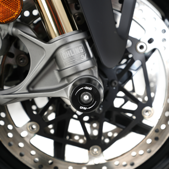 Краш тапи за ост R&G RACING Fork Protection Black Ducati Panigale V4 25-26