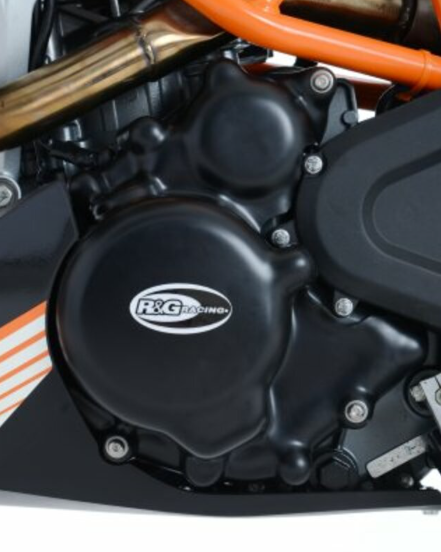 Протектор за двигател R&G RACING Left Engine Case Protection Cover Black KTM 390 Duke 13-15