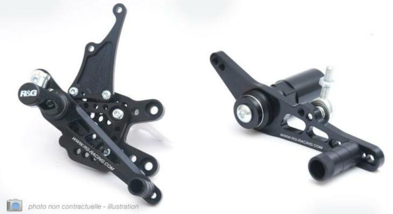 Степенки R&G RACING Rearsets Black Kawasaki ZX10R 11-15