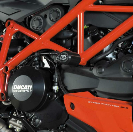 Краш тапи R&G RACING Aero Crash Protectors Black Ducati Streetfighter 848 12-15