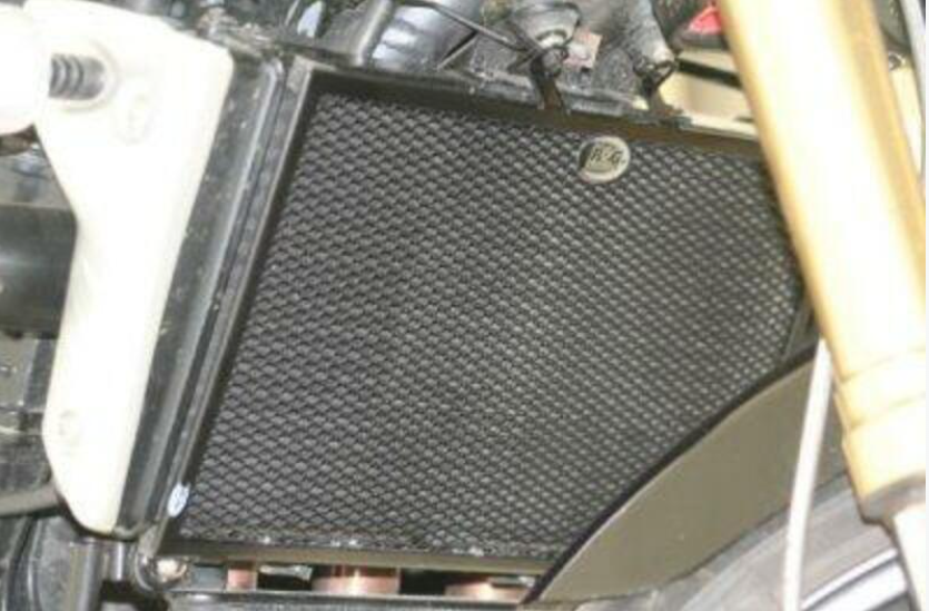 Протектор за радиатор R&G Racing Aluminium Radiator guard - Black Kawasaki ZX6R 07-12