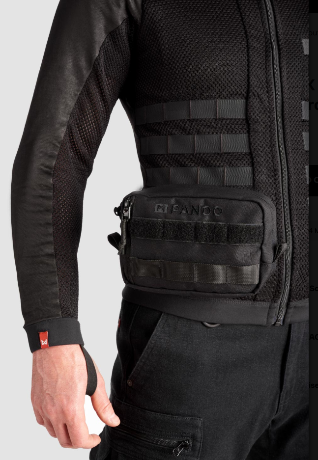 Мото чанта PANDO MOTO POUCH BLACK Cordura®