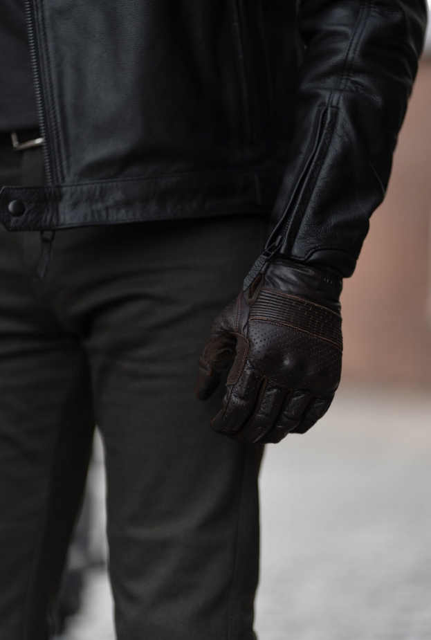 Мото ръкавици Pando Moto ONYX BROWN