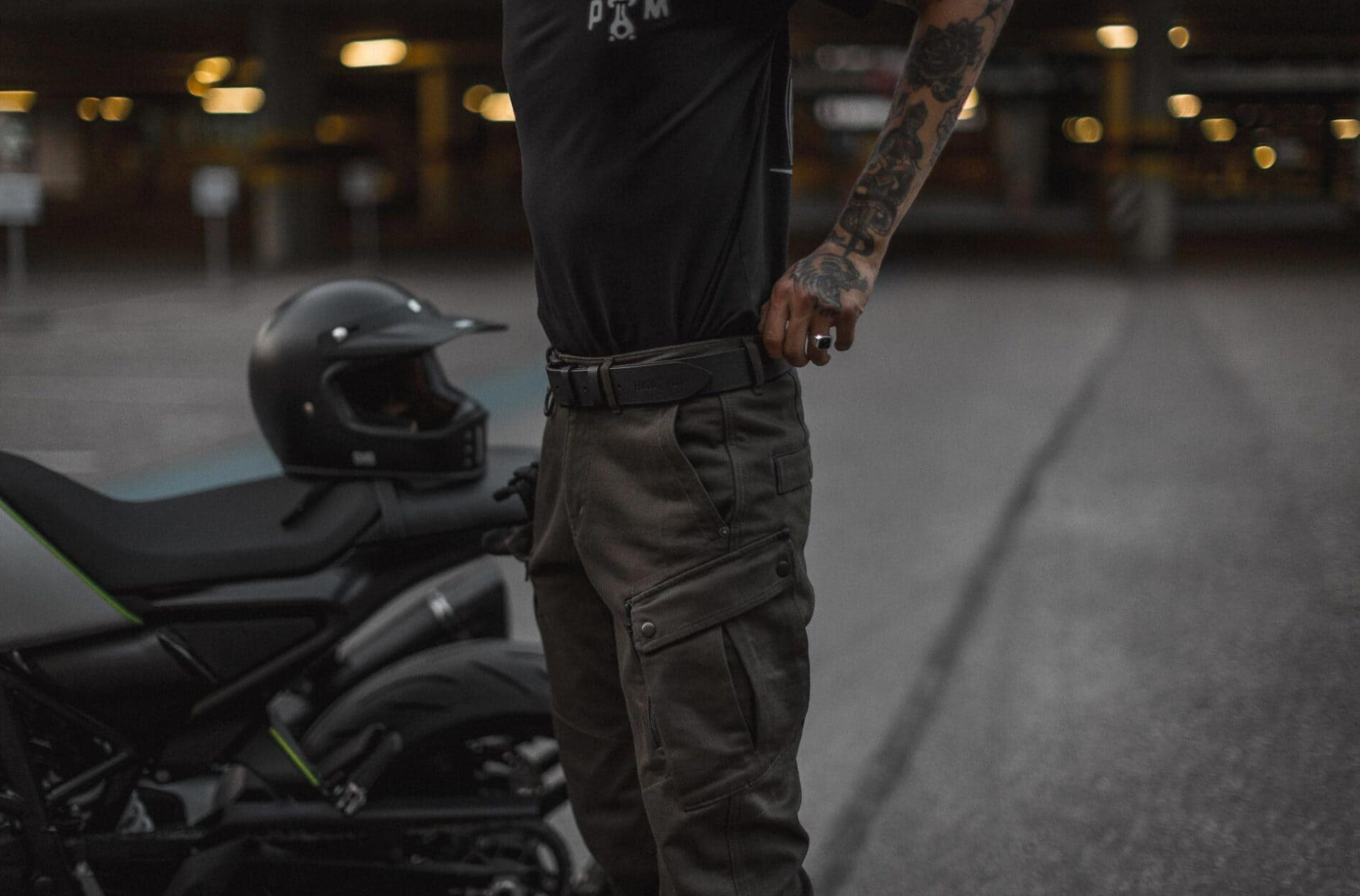 Мото дънки PANDO MOTO MARK KEV 02 - Chino Style Cordura® -SHORT