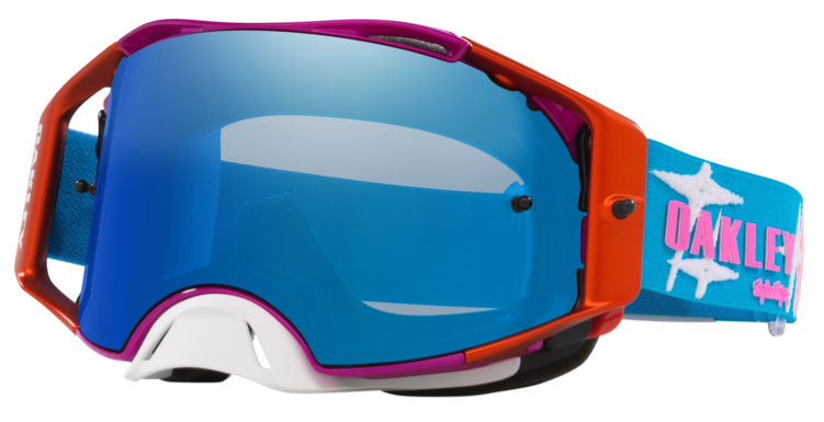 Мотокрос очила Oakley goggles Airbrake MX Troy Lee Designs Speed Stars Black Ice Iridium