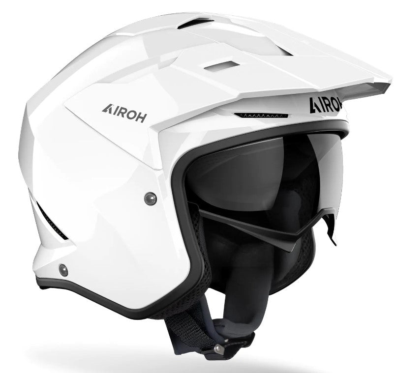 Kаска за скутер AIROH Kombakt WHITE Gloss