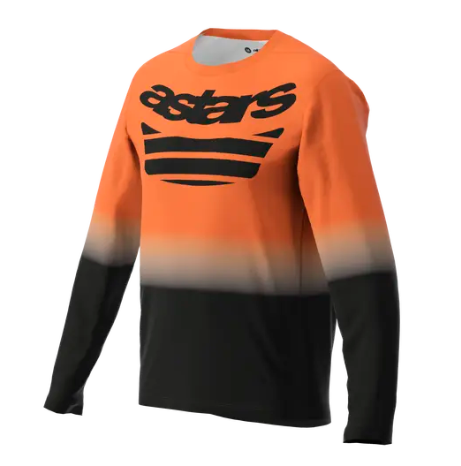 Вело джърси ALPINESTARS LS A-DURA ASTARS 2.0 ORANGE/BLACK