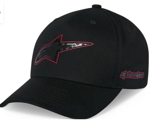 Шапка ALPINESTARS FLT BILL SNAPBACK CARBON FIBER BLACK