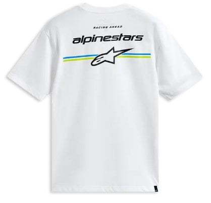Тениска ALPINESTARS SS CSF LANES WHITE