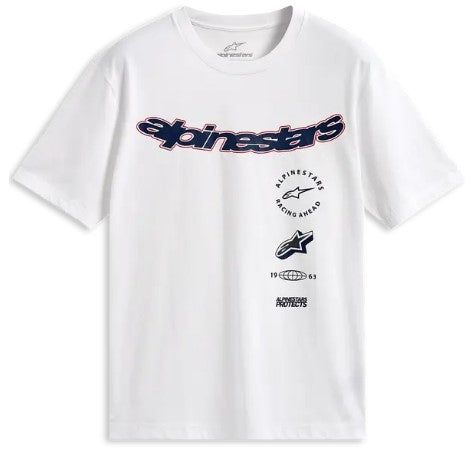 Тениска ALPINESTARS SS CSF ABUS WHITE