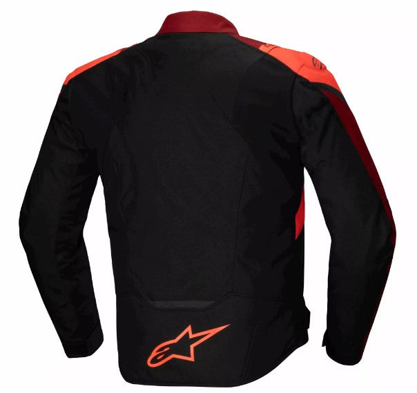 Текстилно яке ALPINESTARS T-JAWS V4 WATERPROOF BLACK/RED FLUO