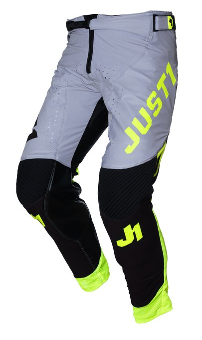 Мотокрос брич Just1 J-Flex 2.0 District Grey/Yellow Fluo/Black