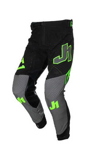 Мотокрос брич Just1 J-Flex 2.0 Frontier Grey/Green Fluo/Black