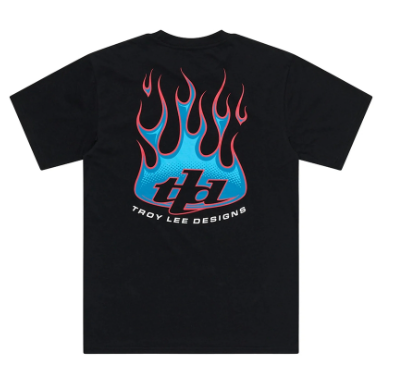 Детска тениска TROY LEE DESIGNS Torched - Black