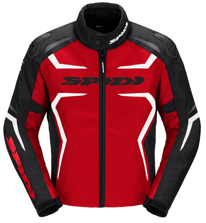 Текстилно мото яке SPIDI RACE-EVO H2OUT Black/Red/White