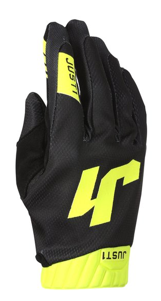 Детски мотокрос ръкавици Just1 J-Flex 2.0 Black/Yellow Fluo