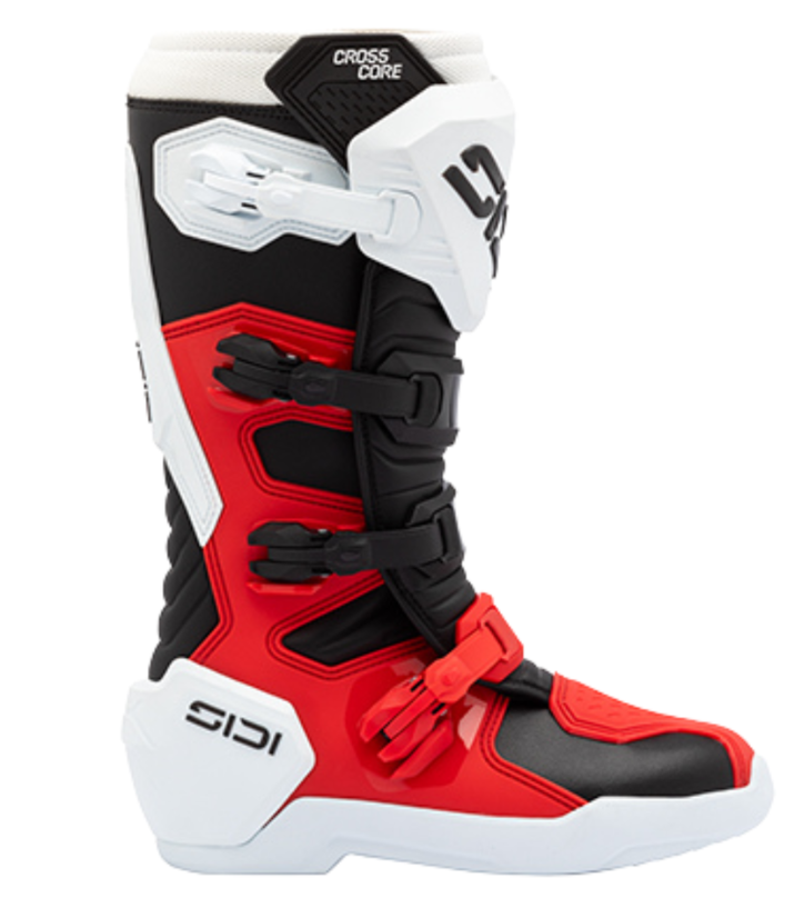 Мотокрос ботуши SIDI CROSSCORE Red Black White
