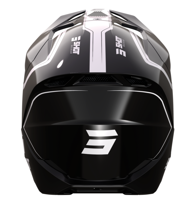 Мотокрос каска SHOT Furious Reflex Black Glossy