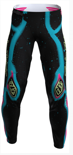 Мотокрос брич TROY LEE DESIGNS SE Ultra Membrane Pants - Black/Yellow
