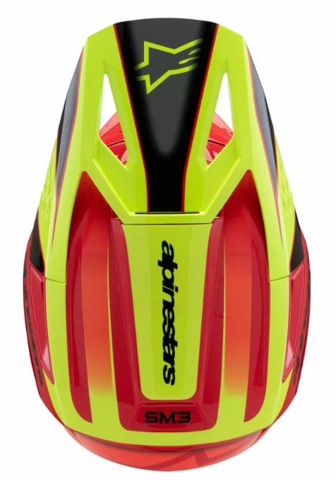 Детска мотокрос каска ALPINESTARS SM3 FRAY RD/YL/BK