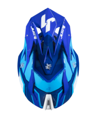 Mотокрос каска Just1 J-18 F Hexa White/Blue