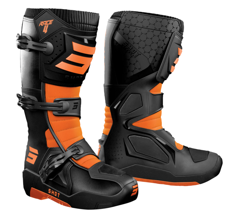 Ботуши SHOT Race 4 Black/Orange