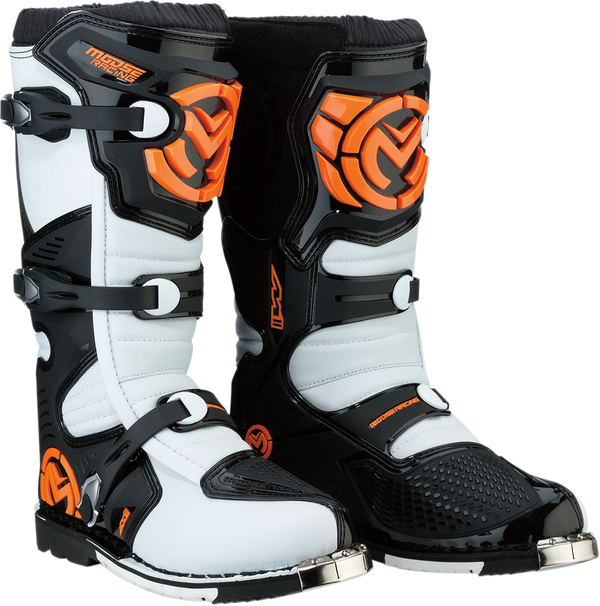 Мотокрос ботуши MOOSE RACING QUALIFIER ORANGE WHITE
