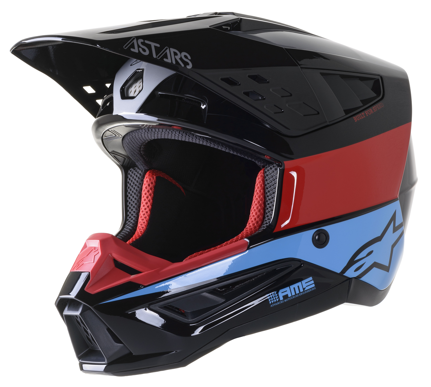 Мотокрос каска ALPINESTARS SM5 BOND BLACK/RED