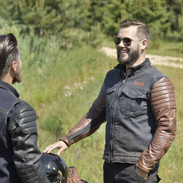 Мото яке Trilobite 964 Acid Scrambler DENIM BLACK