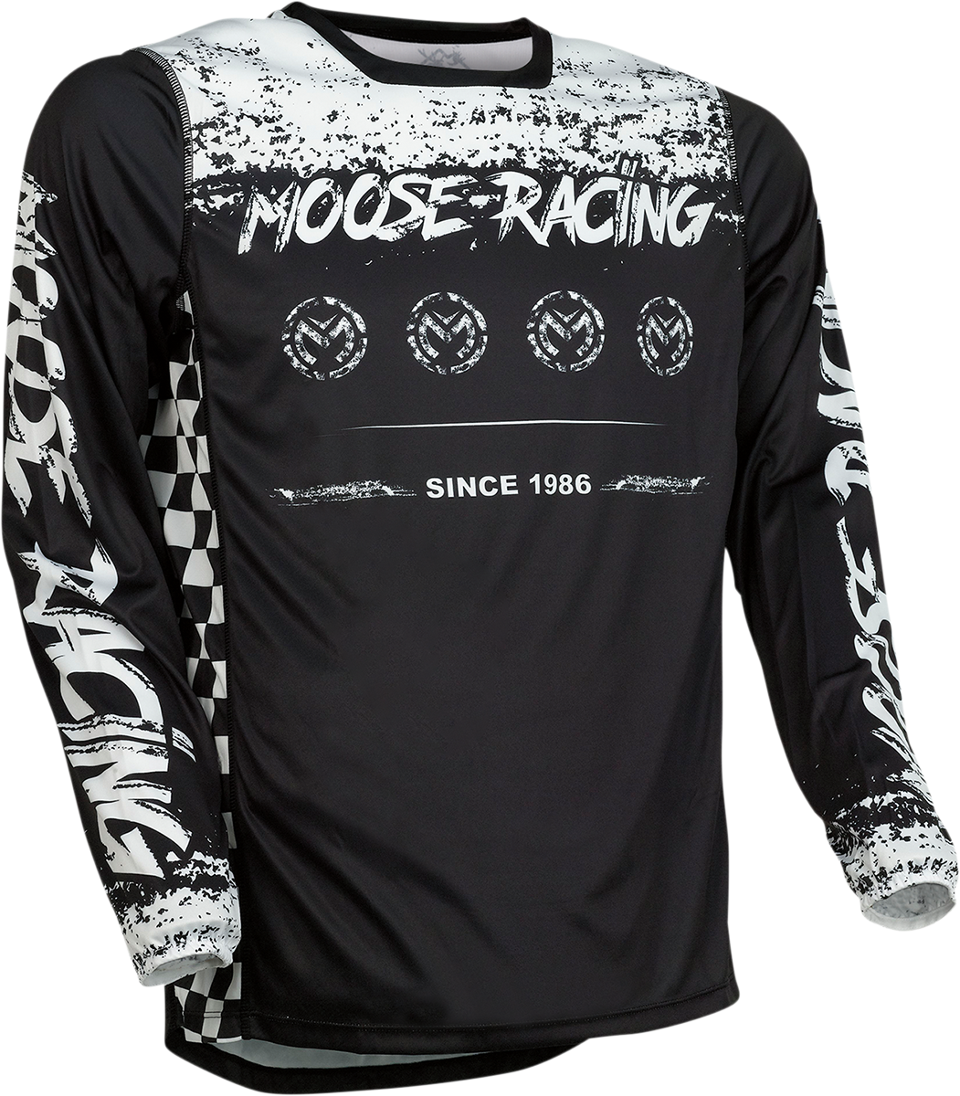 Мотокрос блуза MOOSE RACING M1 BLACK/WHITE