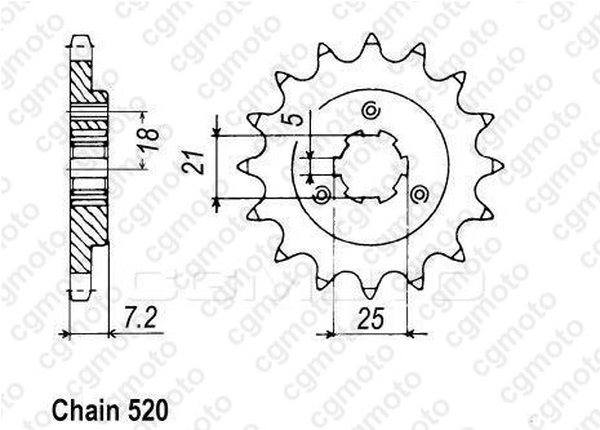 Комплект верига и пиньони REGINA SUZUKI DR650R/RS 90-95