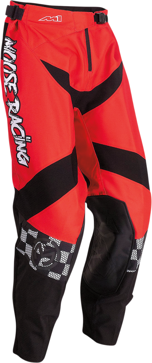 Мотокрос брич MOOSE RACING M1 PANTS RED