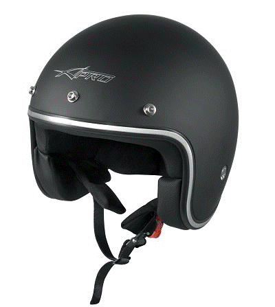 КАСКА ЗА СКУТЕР A-PRO BOSTON MATT BLACK