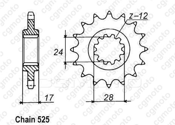 Комплект верига и пиньони REGINA HONDA CBR600F 97-98