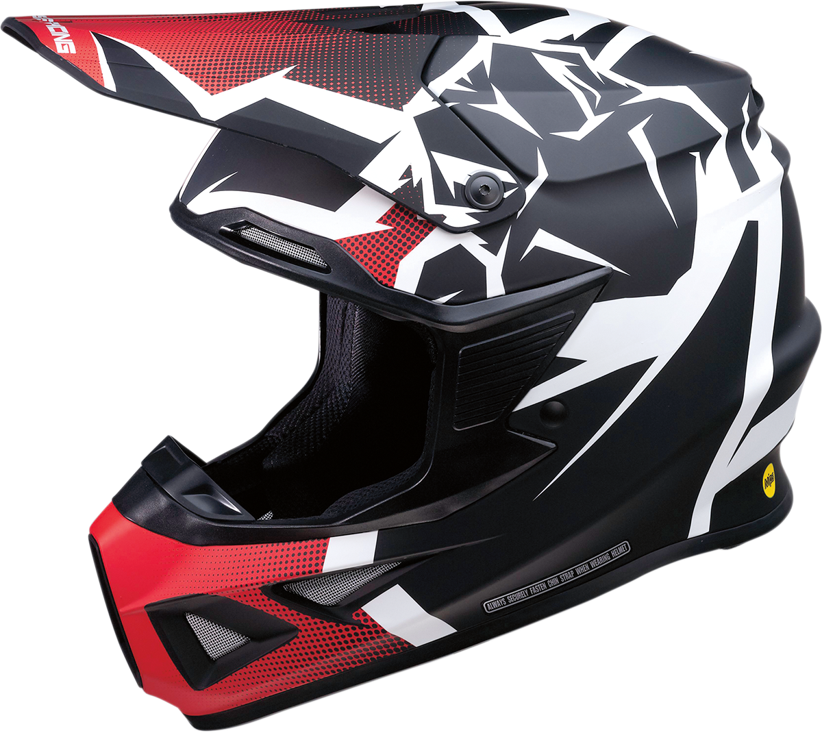 Мотокрос каска MOOSE RACING FI AGROID RED