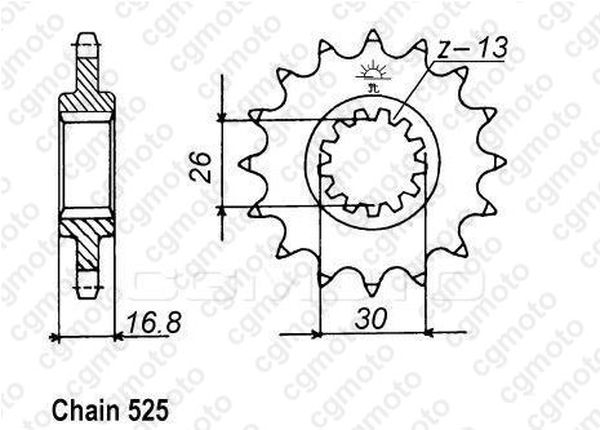 Комплект верига и пиньони REGINA HONDA CBR600F 99-00
