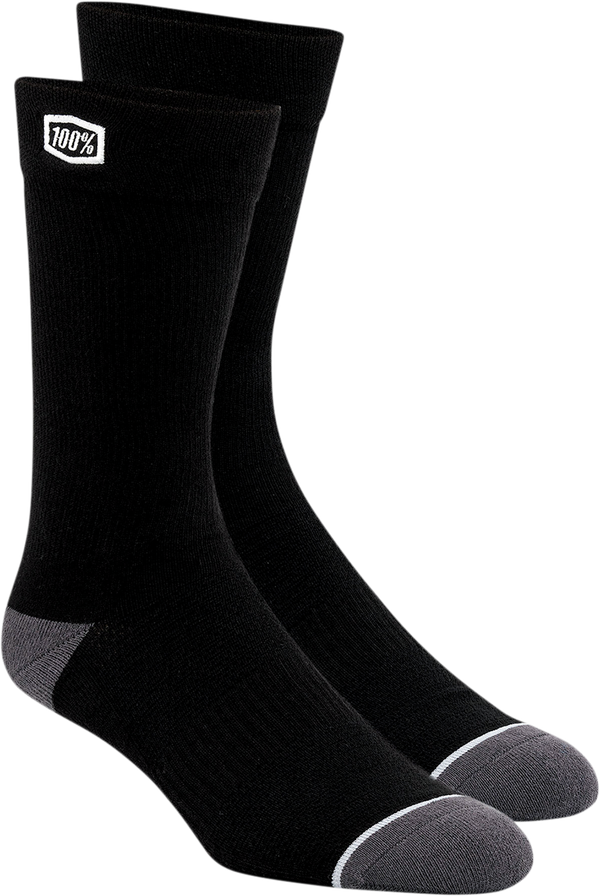 Вело / MTB чорапи 100% SOLID BLACK