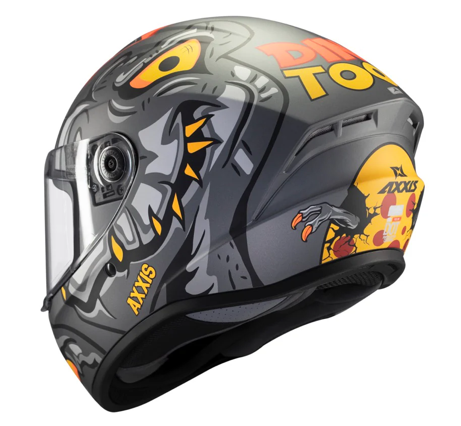 Каска AXXIS DRAKEN S DINOTOON B5